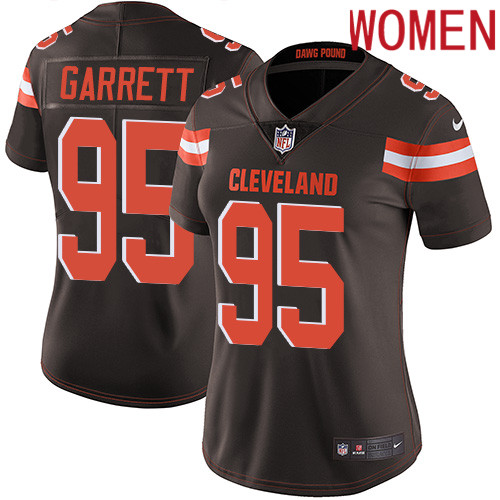 2019 Women Cleveland Browns #95 Garrett brown Nike Vapor Untouchable Limited NFL Jersey->cleveland browns->NFL Jersey